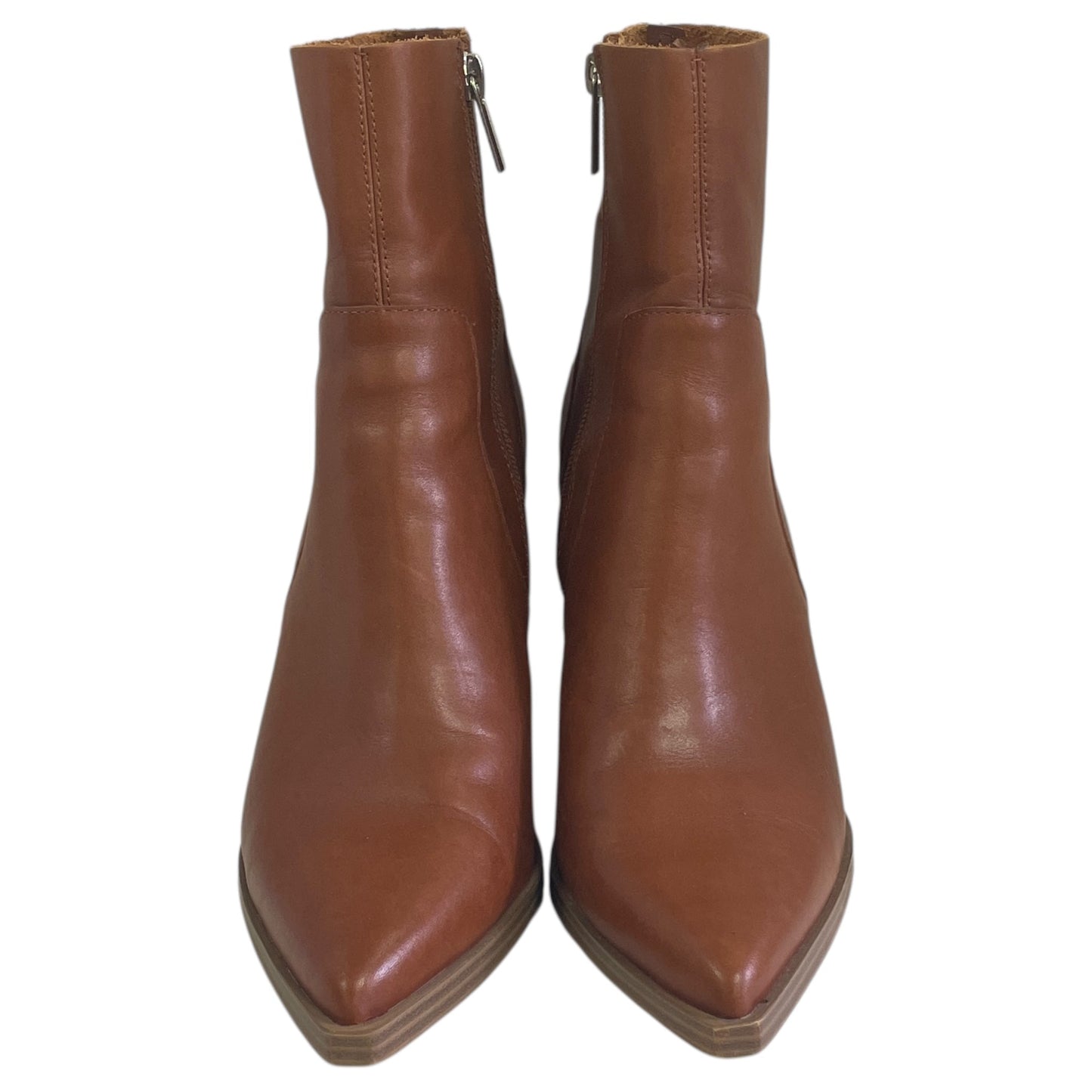 Boots Ankle Heels By Steve Madden In Brown, Size:8