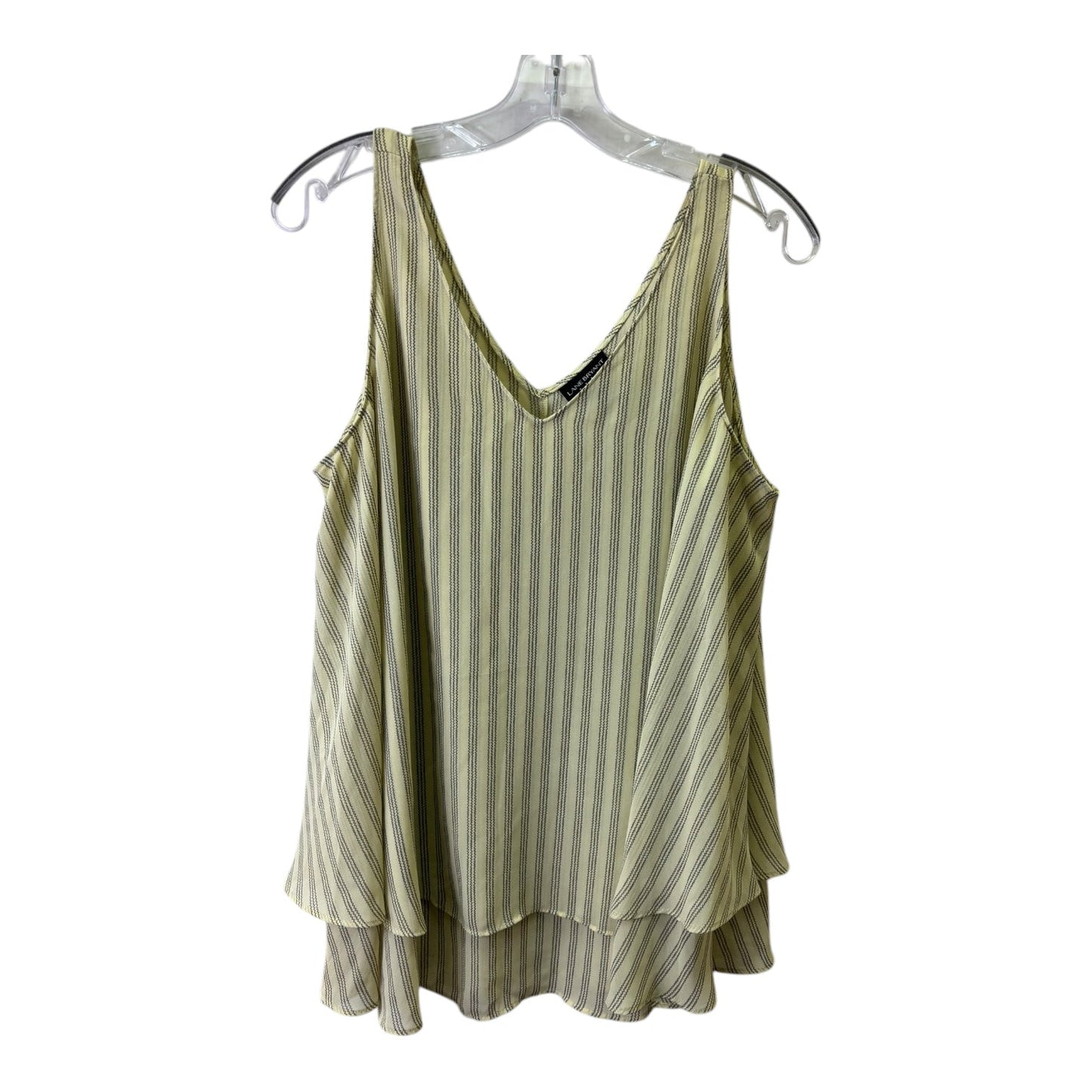 Top Sleeveless By Lane Bryant In Yellow, Size:Xl