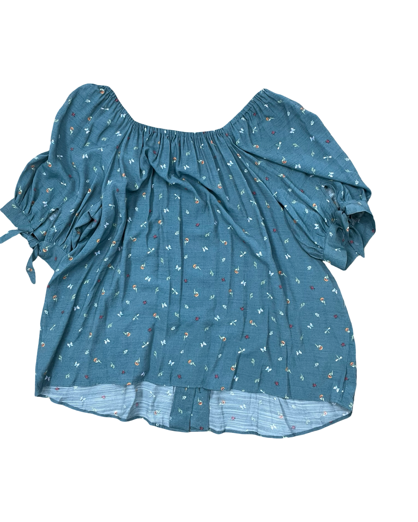 Blouse Ss By Lc Lauren Conrad In Green, Size:2X