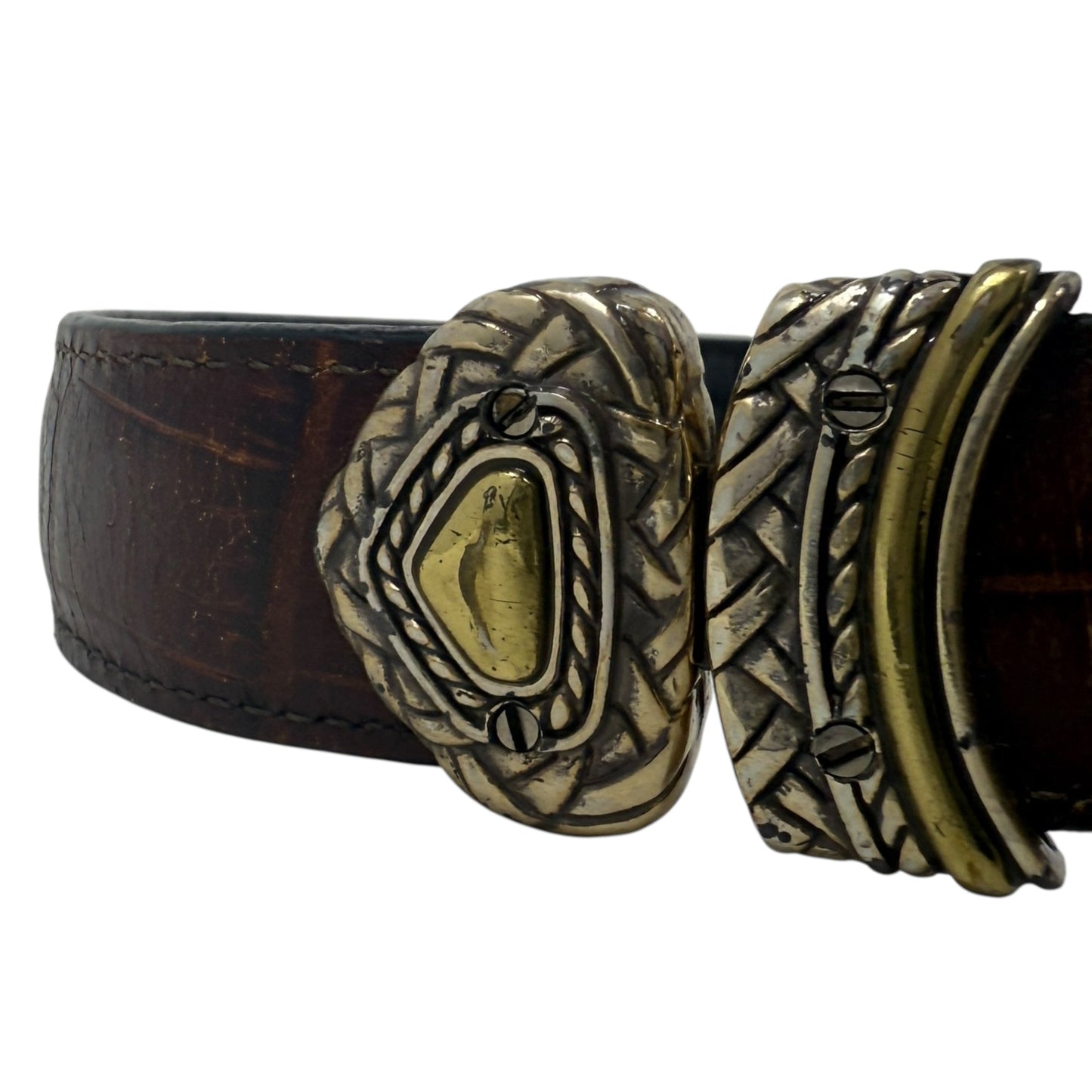 Marcus Two-Tone Reversible Belt By Brighton, Size: Small