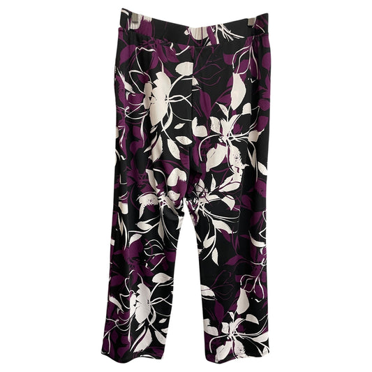 Pants Lounge By Nina In Purple & White, Size:L