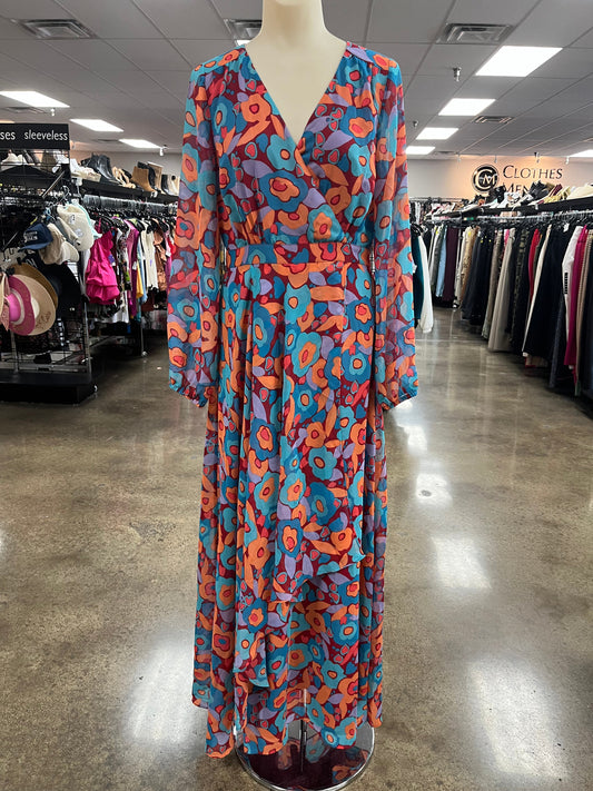 Dress Casual Maxi By Modcloth In Floral Print, Size:M