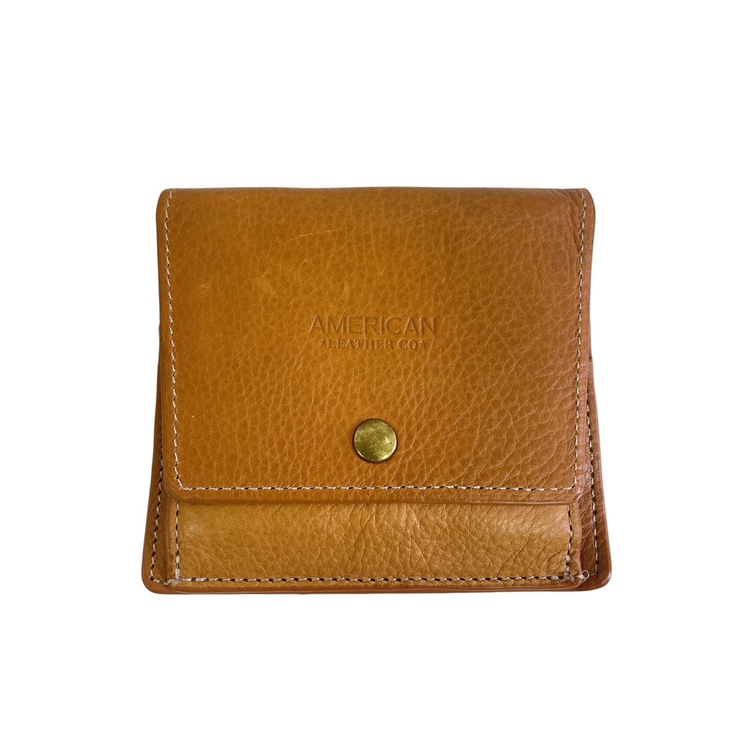 Coin Purse Leather By Cme In Beige, Size:Small