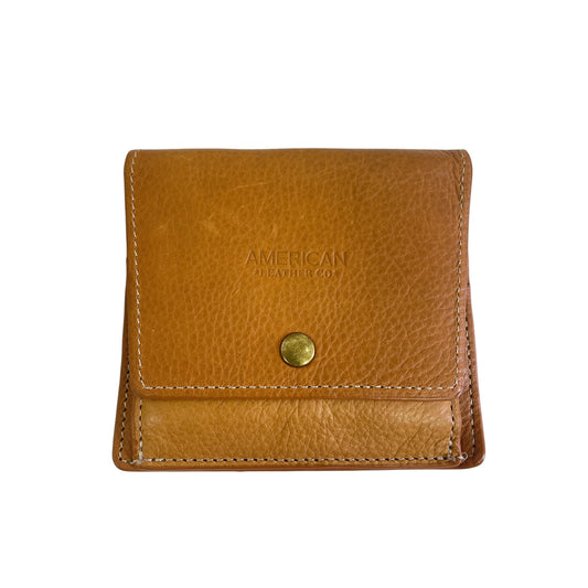 Coin Purse Leather By Cme In Beige, Size:Small