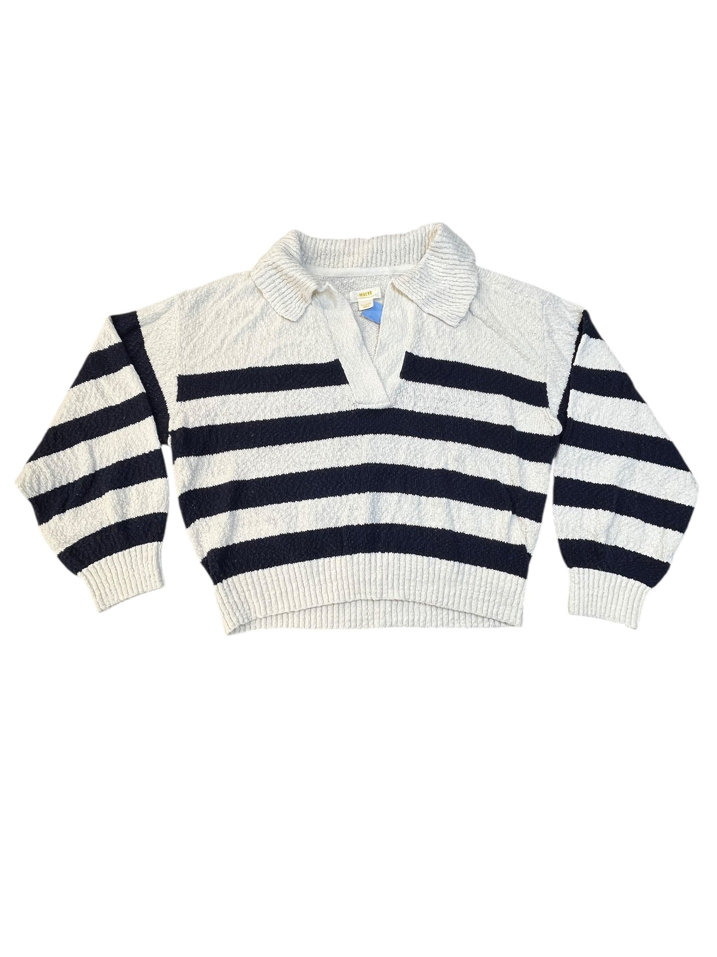 Top Ls By Maeve In Blue & Cream, Size:Xl