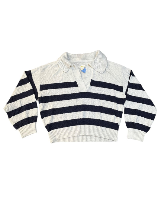 Top Ls By Maeve In Blue & Cream, Size:Xl