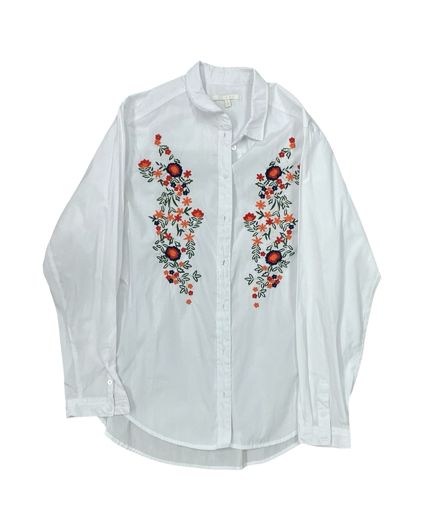 Top Ls By Clothes Mentor In White, Size:L