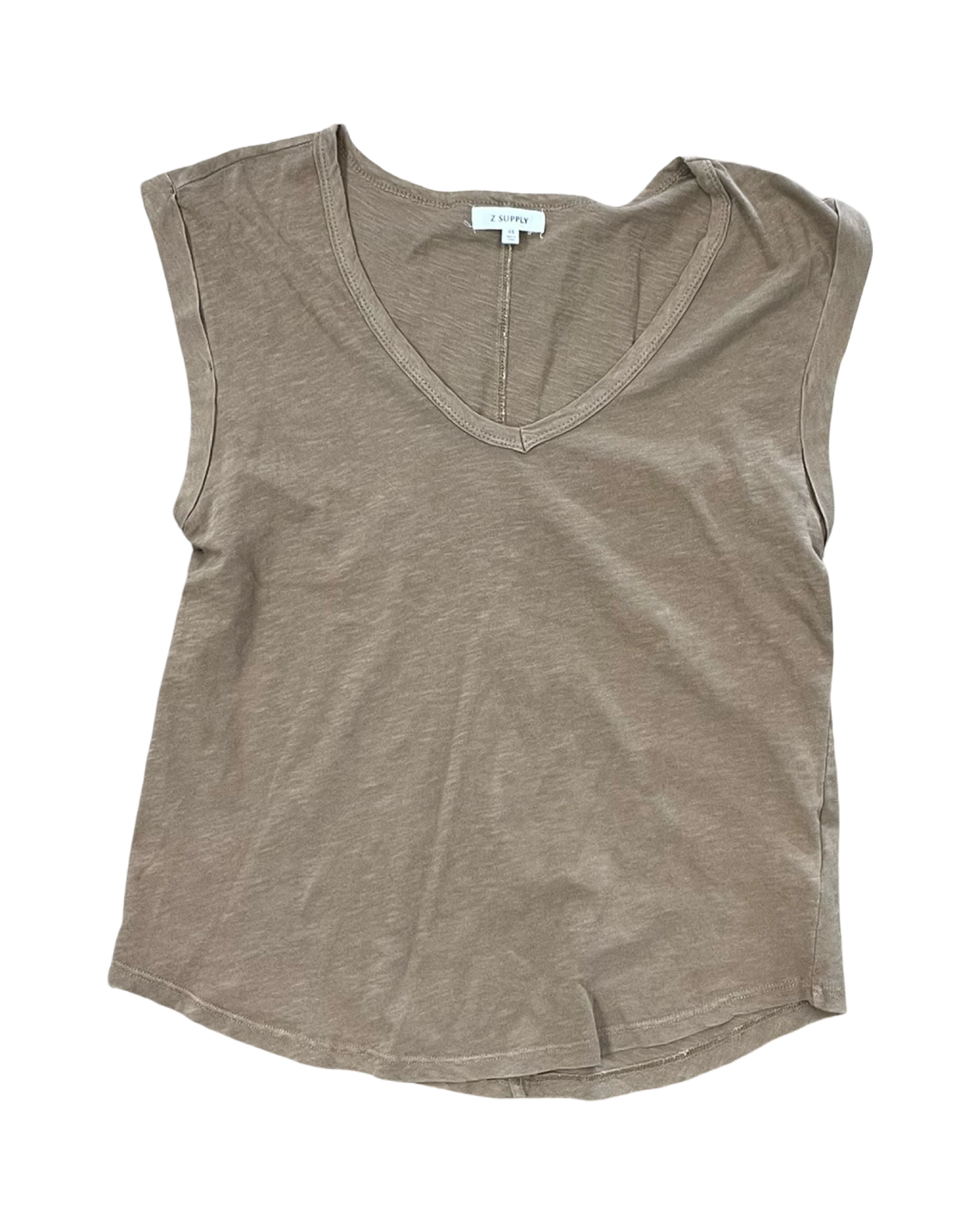 Top Sleeveless By Z Supply In Brown, Size:Xs