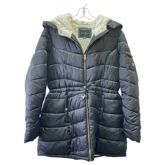 Coat Puffer & Quilted By Jessica Simpson In Black, Size:L