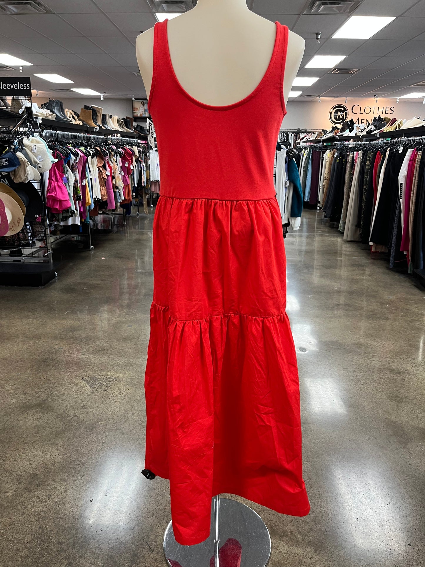 Dress Casual Maxi By J. Crew In Red, Size:S