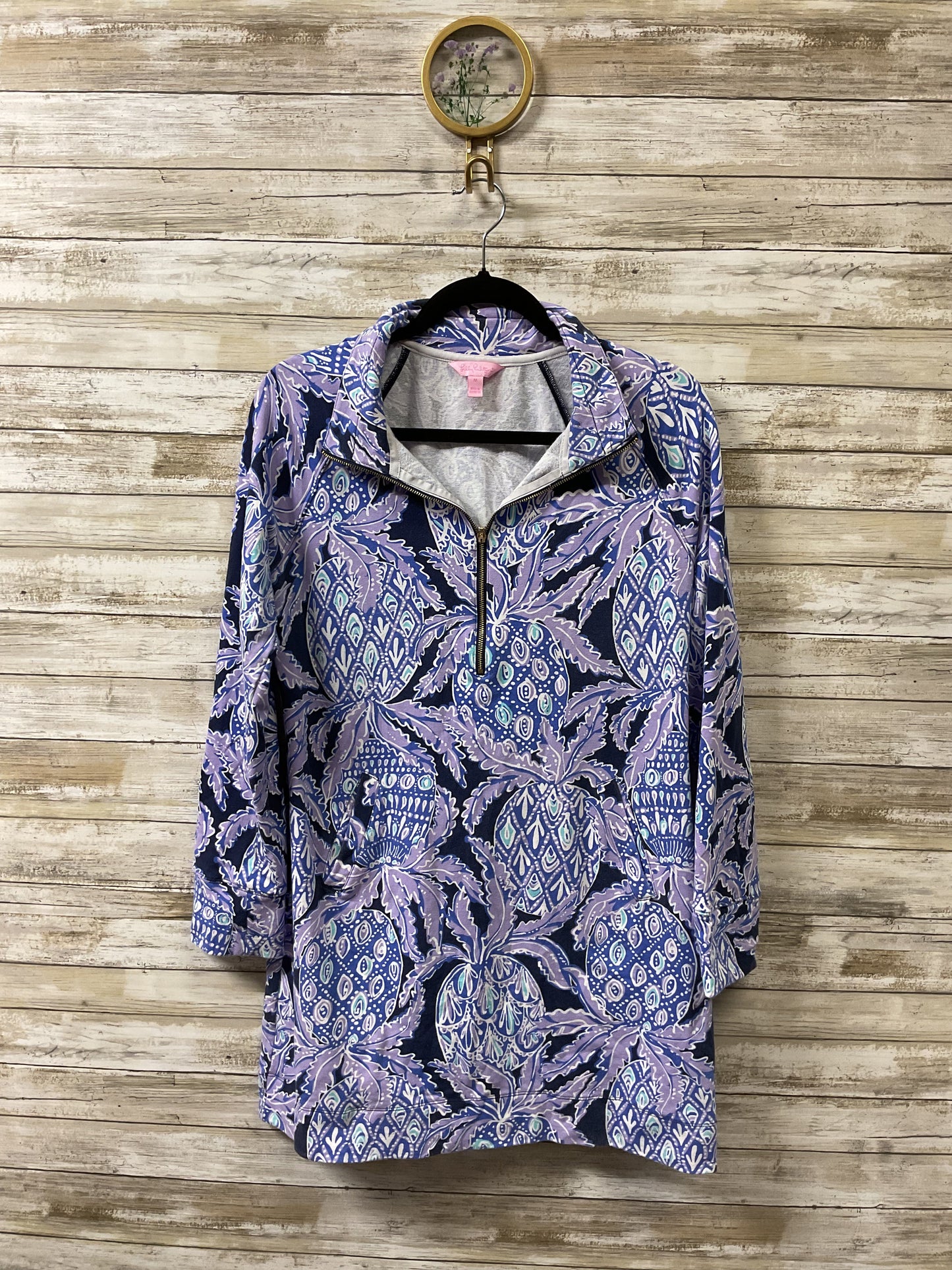 Tunic Designer By Lilly Pulitzer In Purple, Size:M