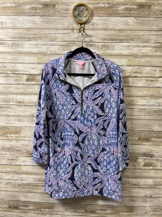 Tunic Designer By Lilly Pulitzer In Purple, Size:M