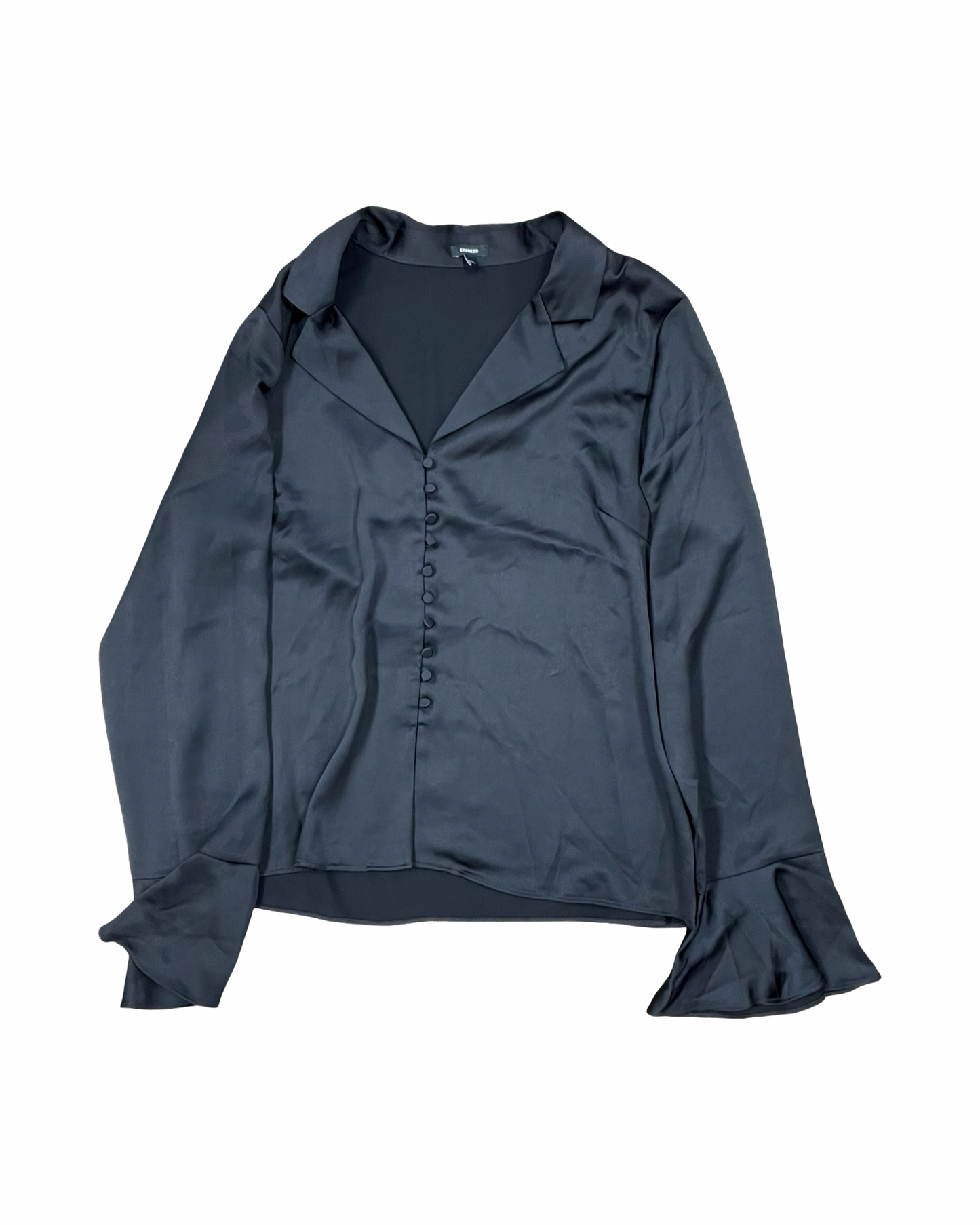 Top Ls By Express In Black, Size:L