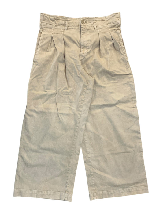 Pants Wide Leg By Maeve In Cream, Size:S