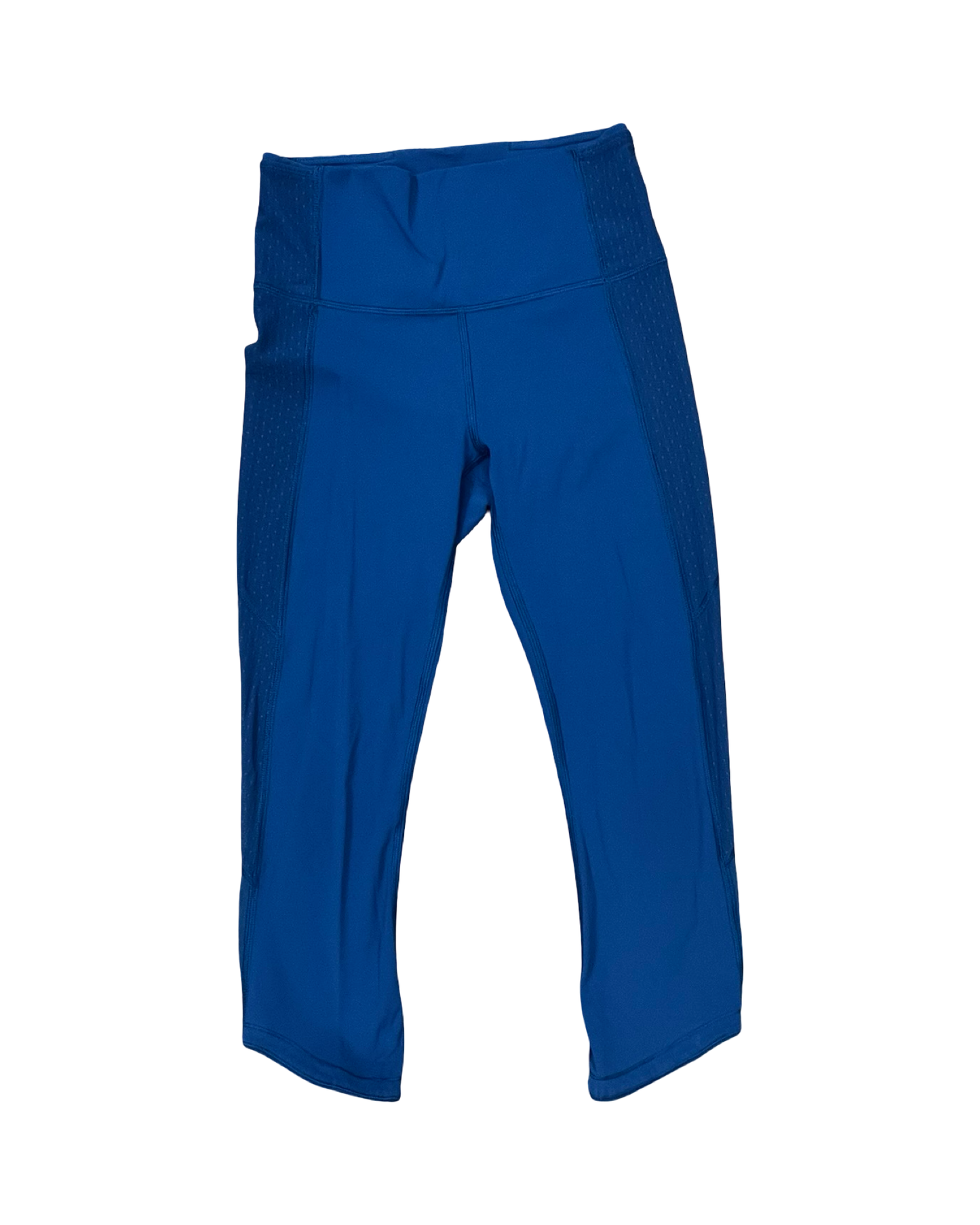 Athletic Leggings Capris By Lululemon In Blue, Size:S