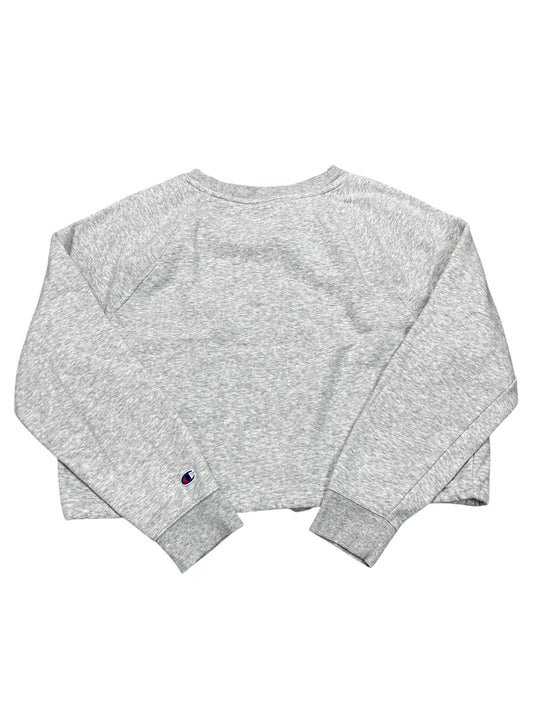 Athletic Sweatshirt Crewneck By Champion In Grey, Size:L