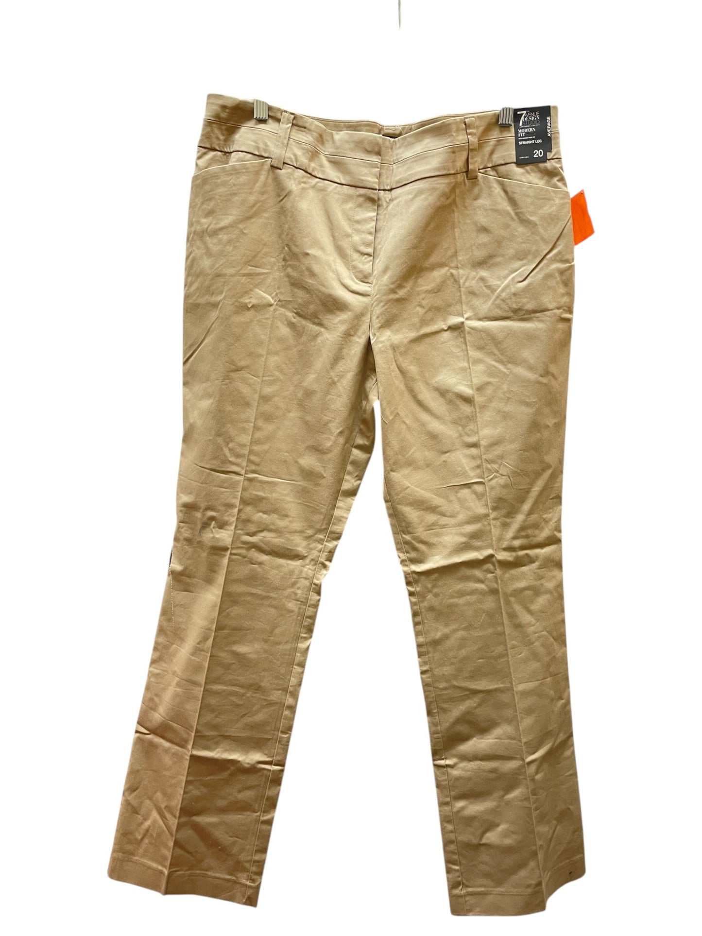 Pants Chinos & Khakis By New York And Co In Tan, Size:20