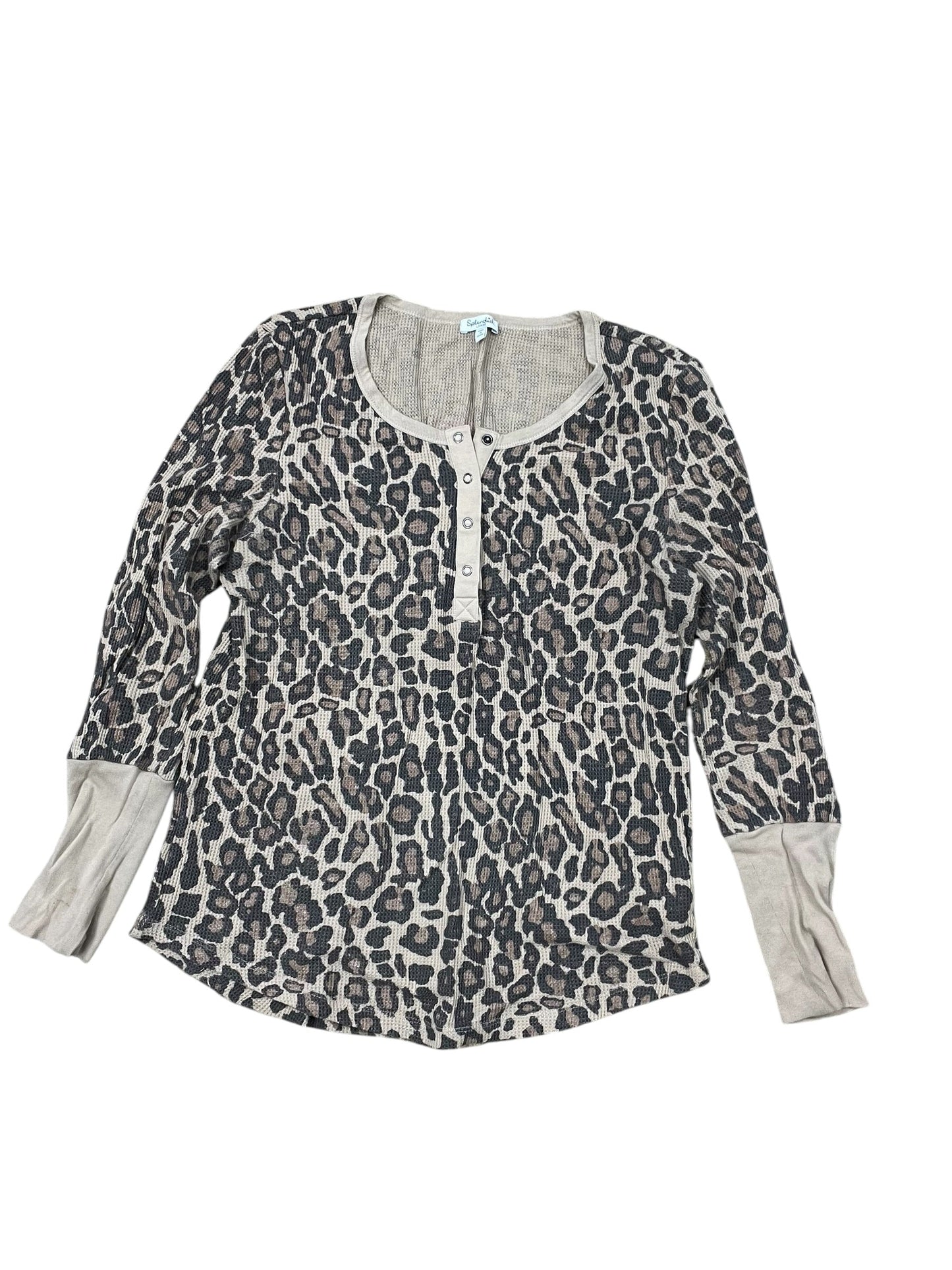 Top Ls By Splendid In Brown & Tan, Size:L