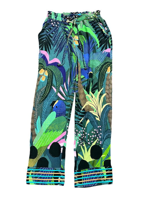 Pants Wide Leg By Farm Rio In Multi, Size:Xs