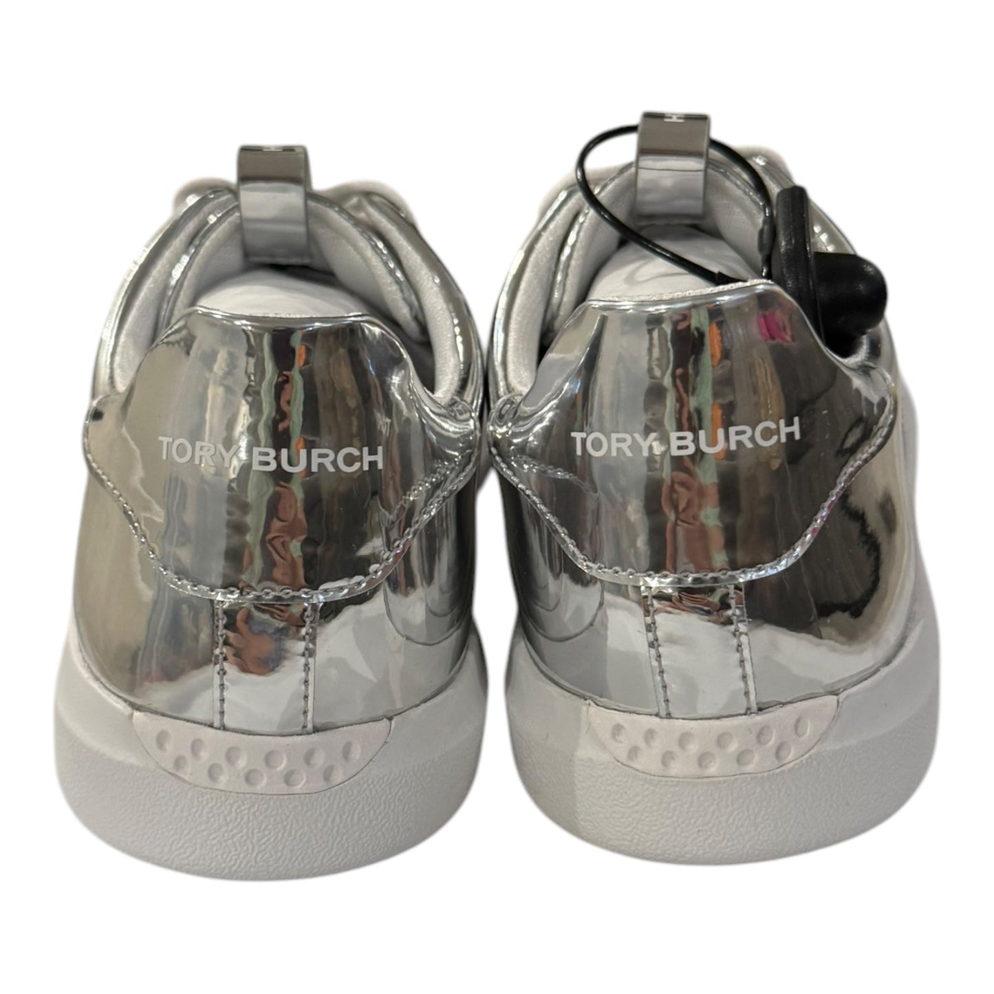 Shoes Designer By Tory Burch In Silver, Size:8