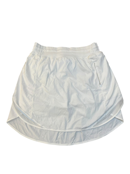 Athletic Skort By Lululemon In White, Size:S