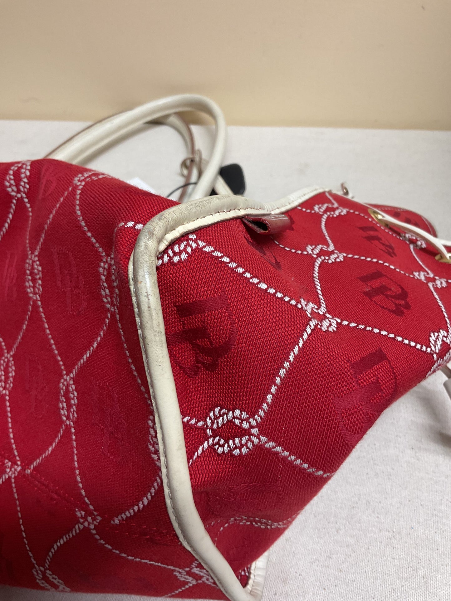Handbag Designer By Dooney And Bourke In Red, Size:Large