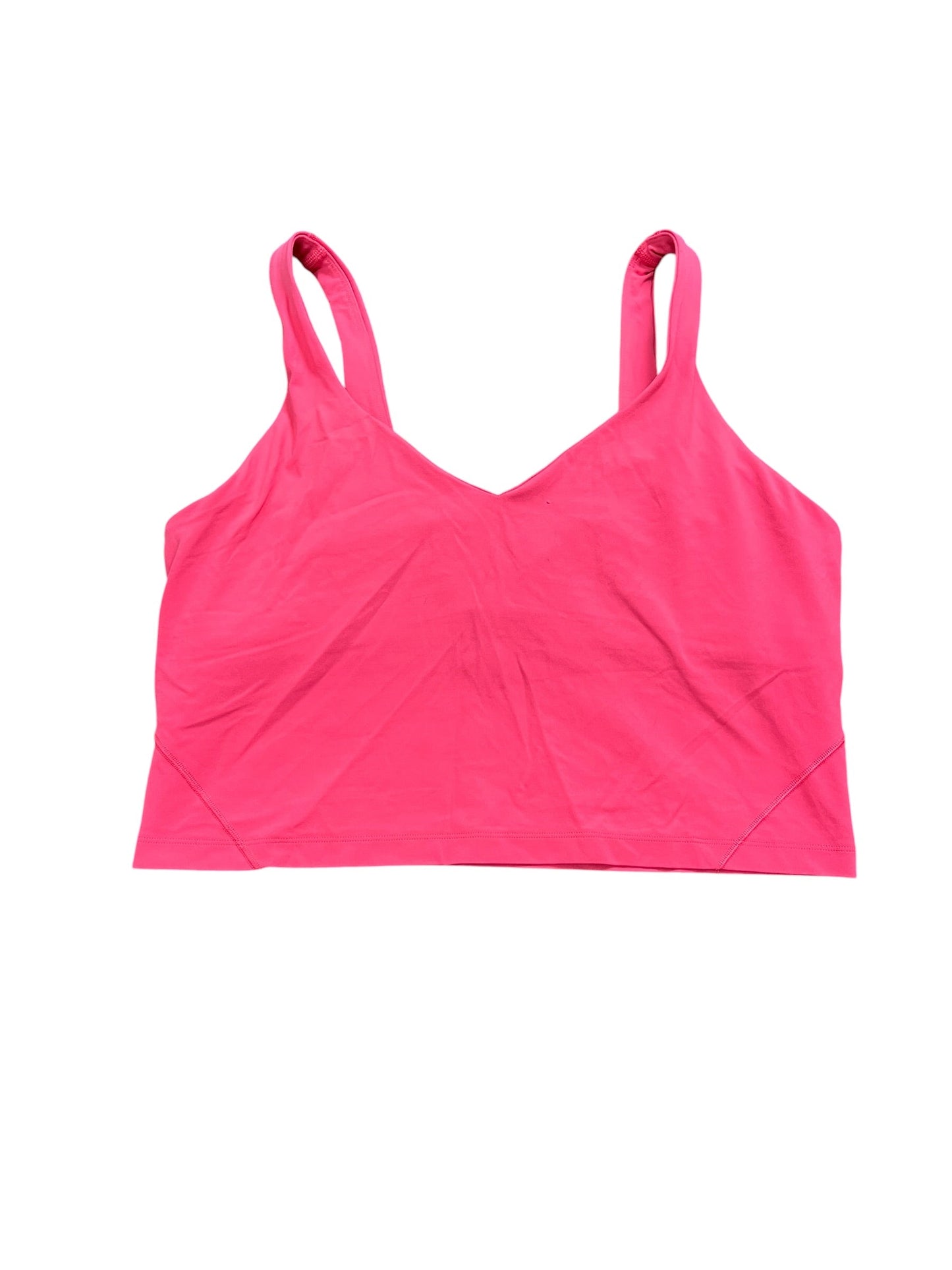 Athletic Bra By Lululemon In Pink, Size:Xl
