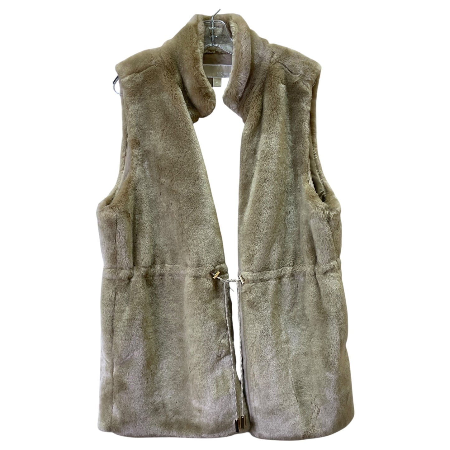 Vest Designer By Michael By Michael Kors In Beige, Size:Xl