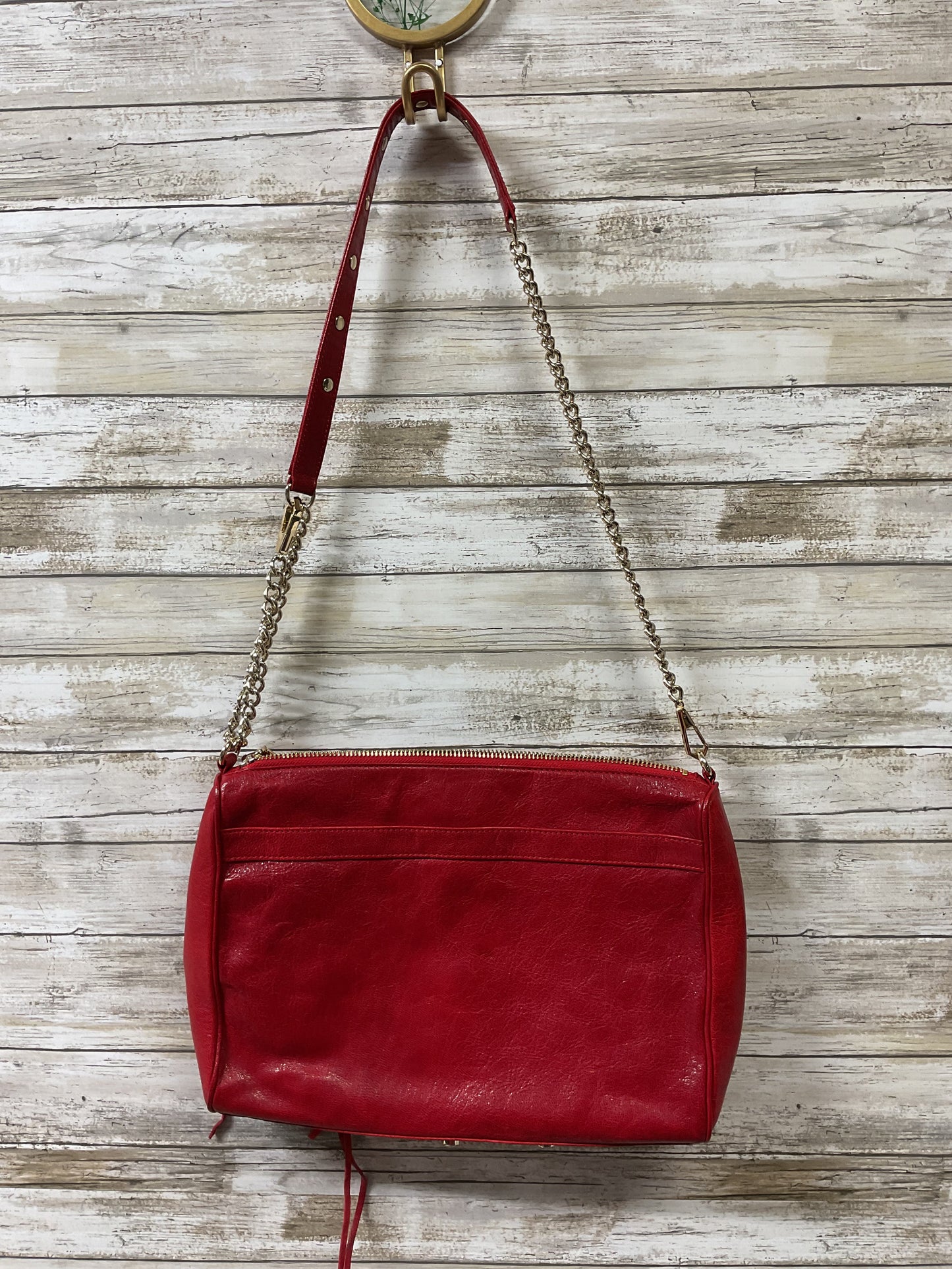 Handbag Designer By Rebecca Minkoff In Red, Size:Medium