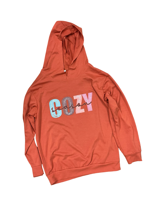 Sweatshirt Hoodie By Clothes Mentor In Orange, Size:S