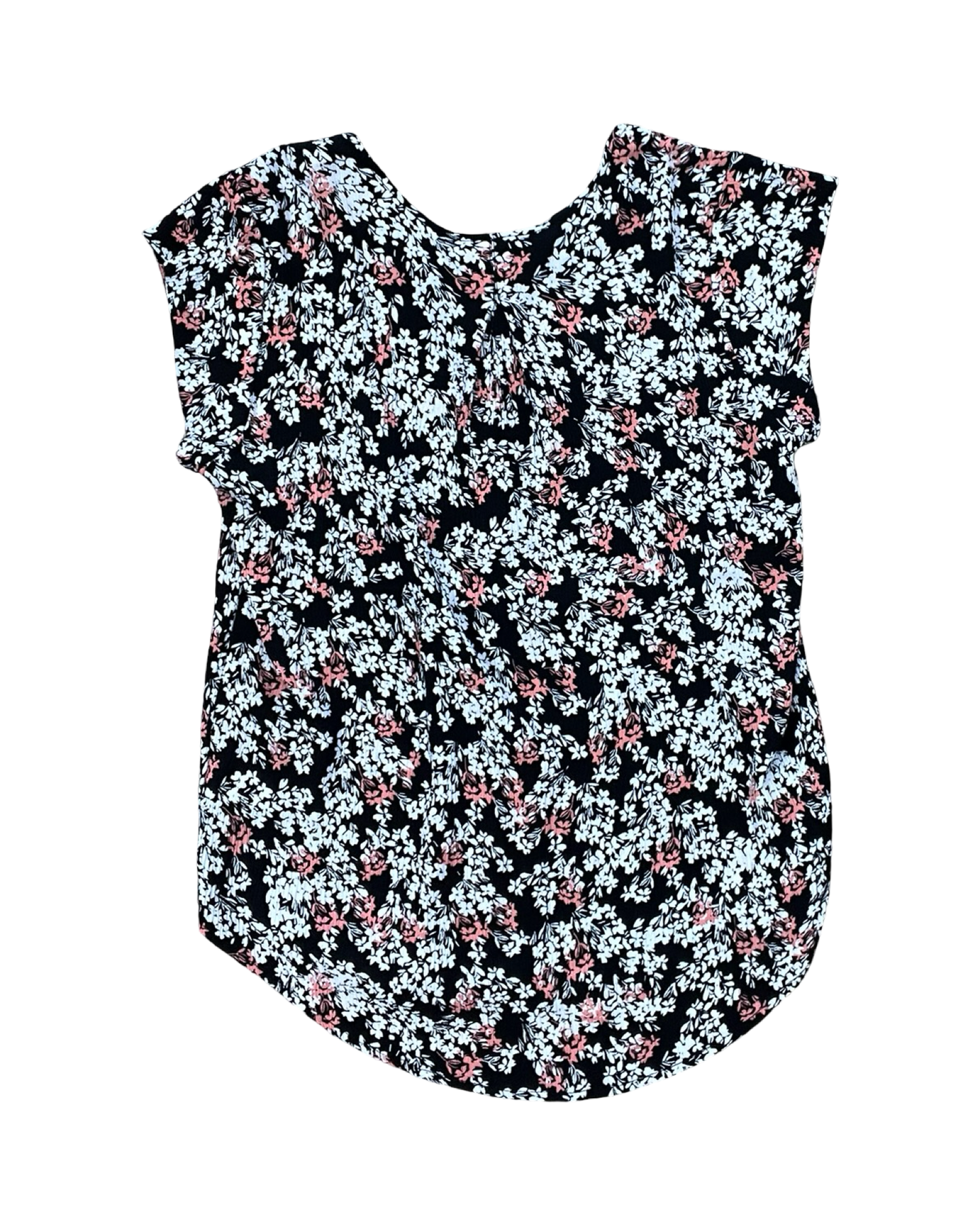 Top Ss By Liz Claiborne In Black & Orange, Size:M