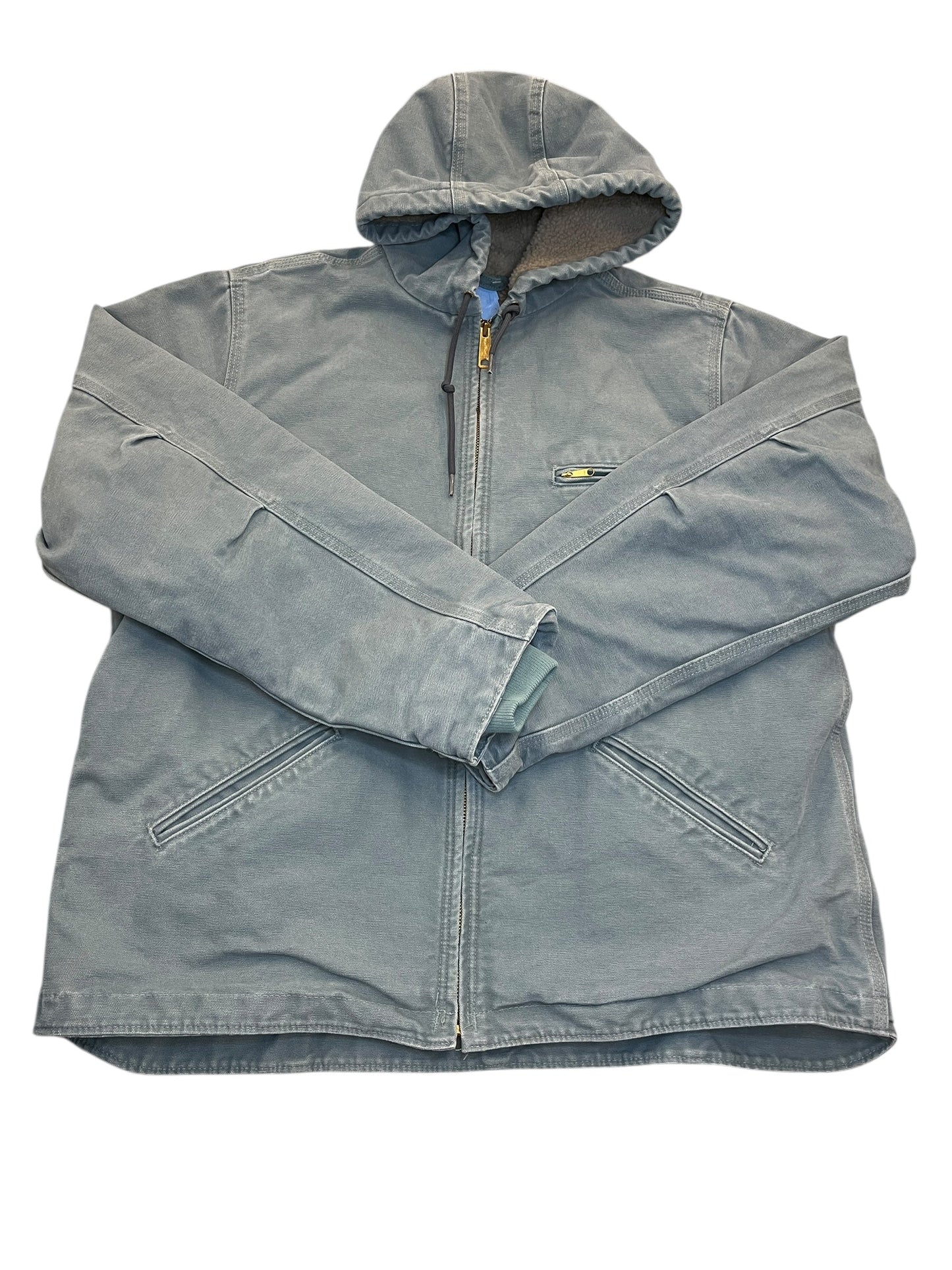 Coat Parka By Carhartt In Blue, Size:Xl