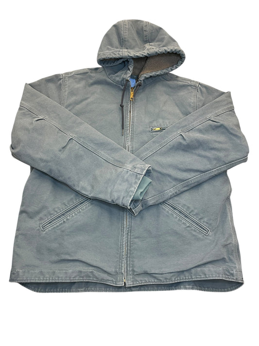 Coat Parka By Carhartt In Blue, Size:Xl