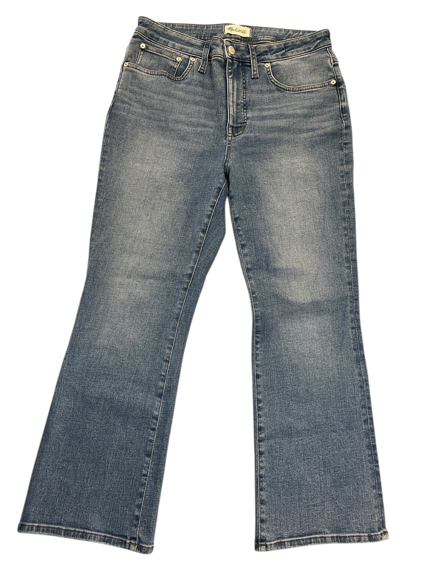 Jeans Flared By Madewell In Blue Denim, Size:10