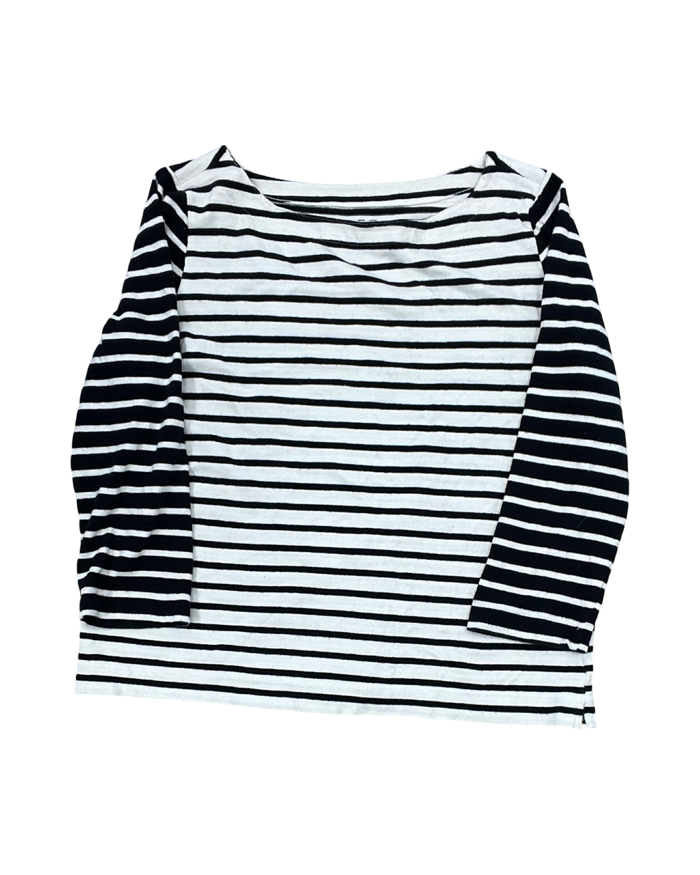 Top Ls By Loft In Blue & Cream, Size:L