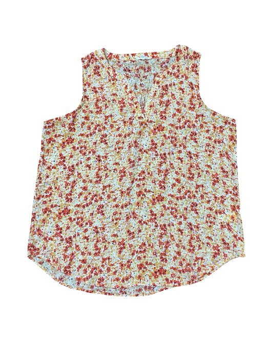 Top Sleeveless By Maurices In Yellow, Size:Xl
