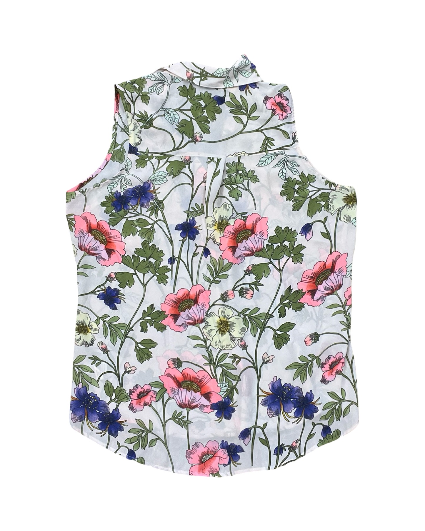 Blouse Sleeveless By Express In Pink, Size:L