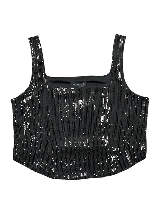 Top Sleeveless By Rachel Zoe In Black, Size:M