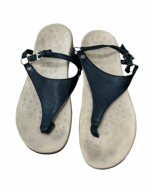 Sandals Flats By Vionic In Black, Size:10