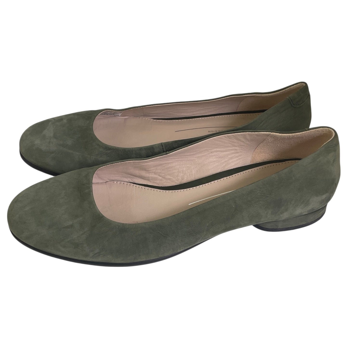 Shoes Flats By Ecco In Green, Size:7