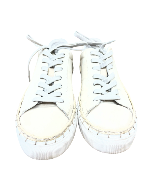 Shoes Sneakers By Free People In Cream & Grey, Size:7