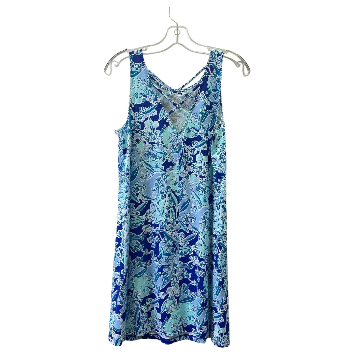 Dress Designer By Lilly Pulitzer In Blue & White, Size:S