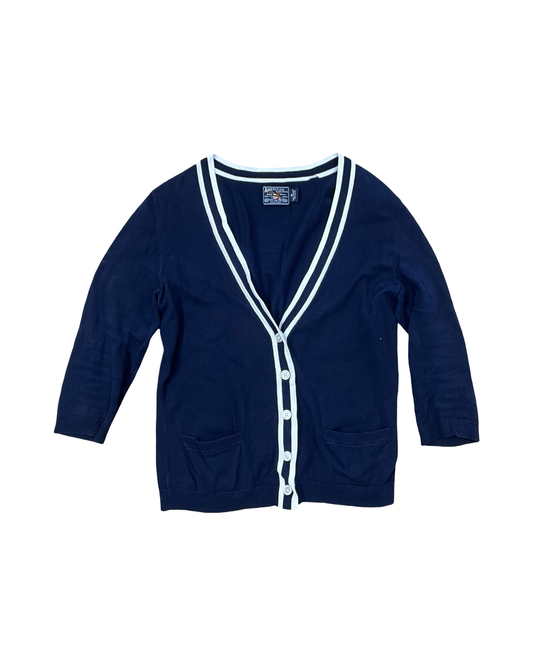 Cardigan By American Living In Blue, Size:M