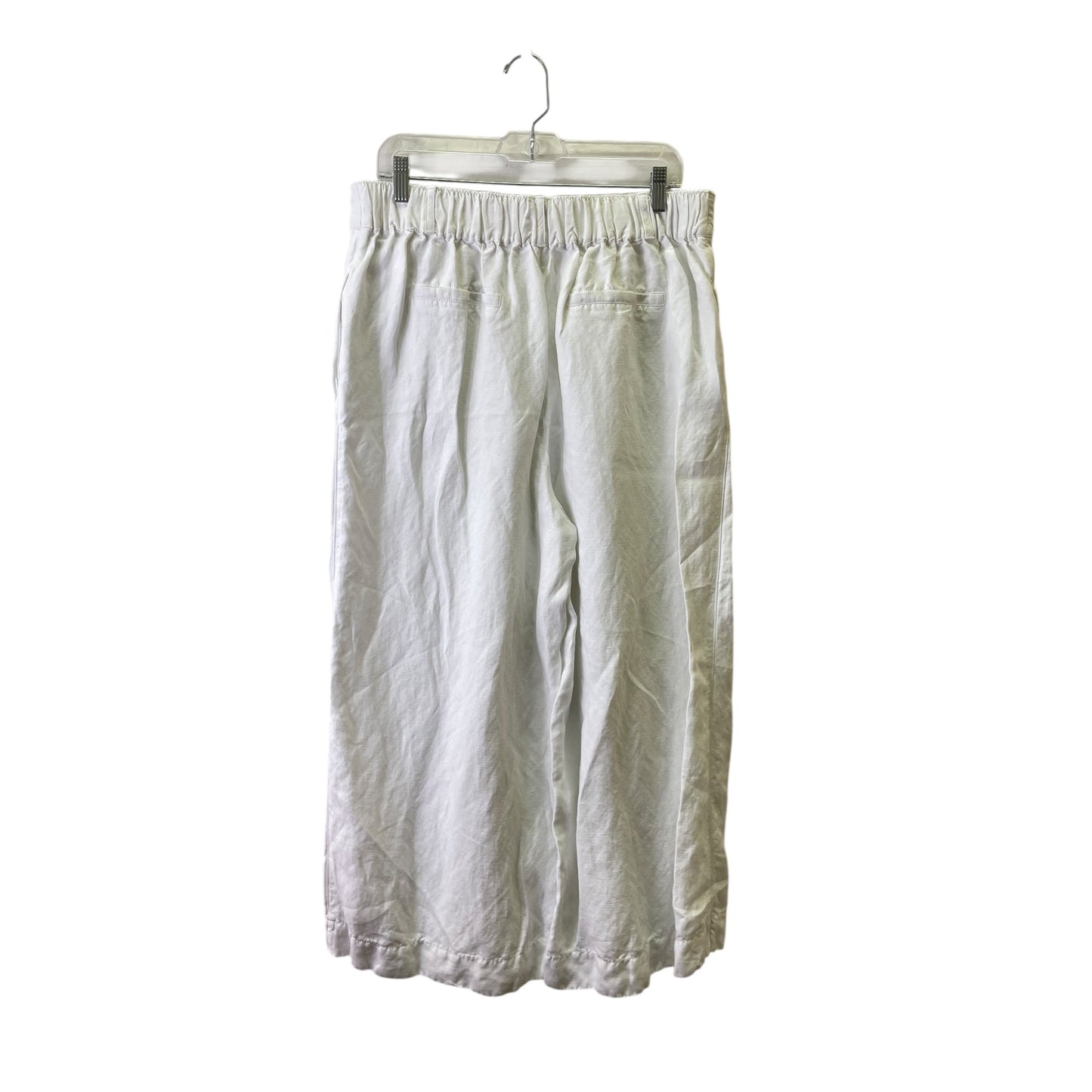Pants Designer By Halston In White, Size:Xl