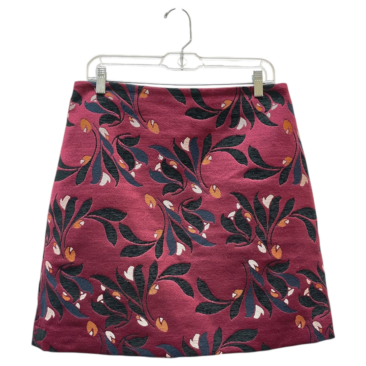 Skirt Mini & Short By Ann Taylor In Maroon, Size:8