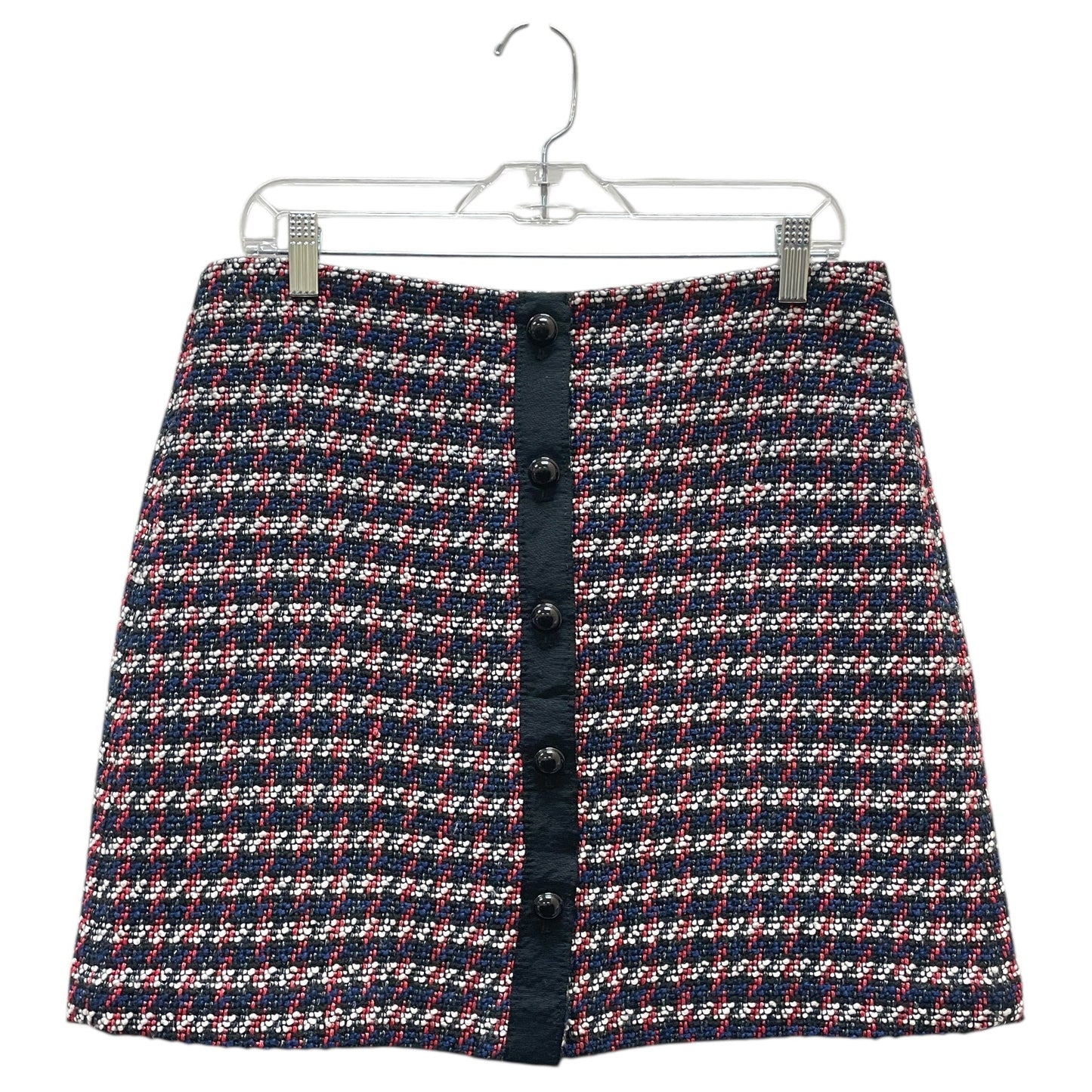 Skirt Mini & Short By Loft In Blue & Red, Size:10P