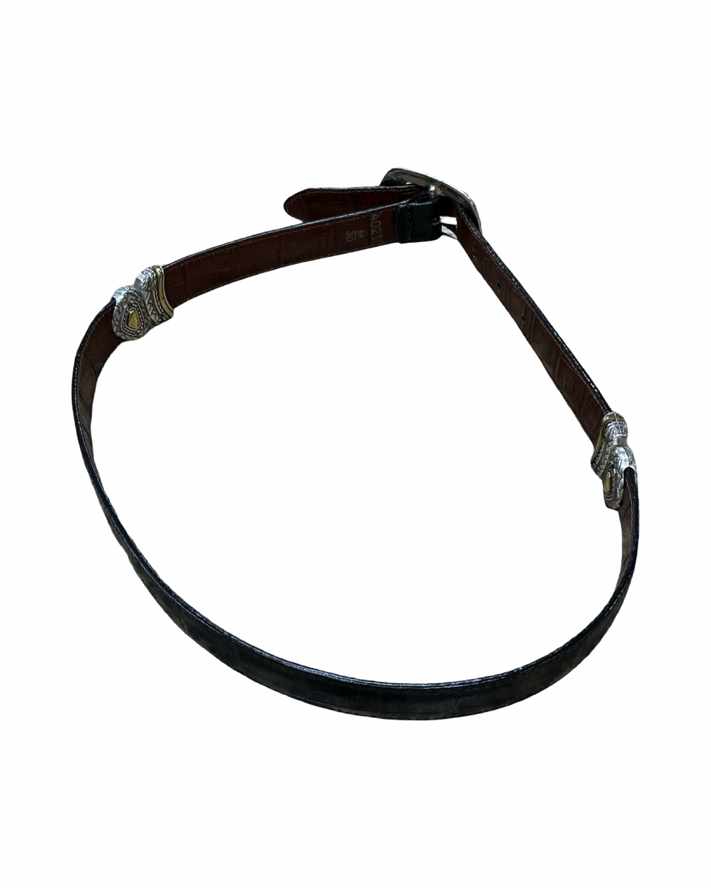 Belt Leather By Brighton In Black & Brown
