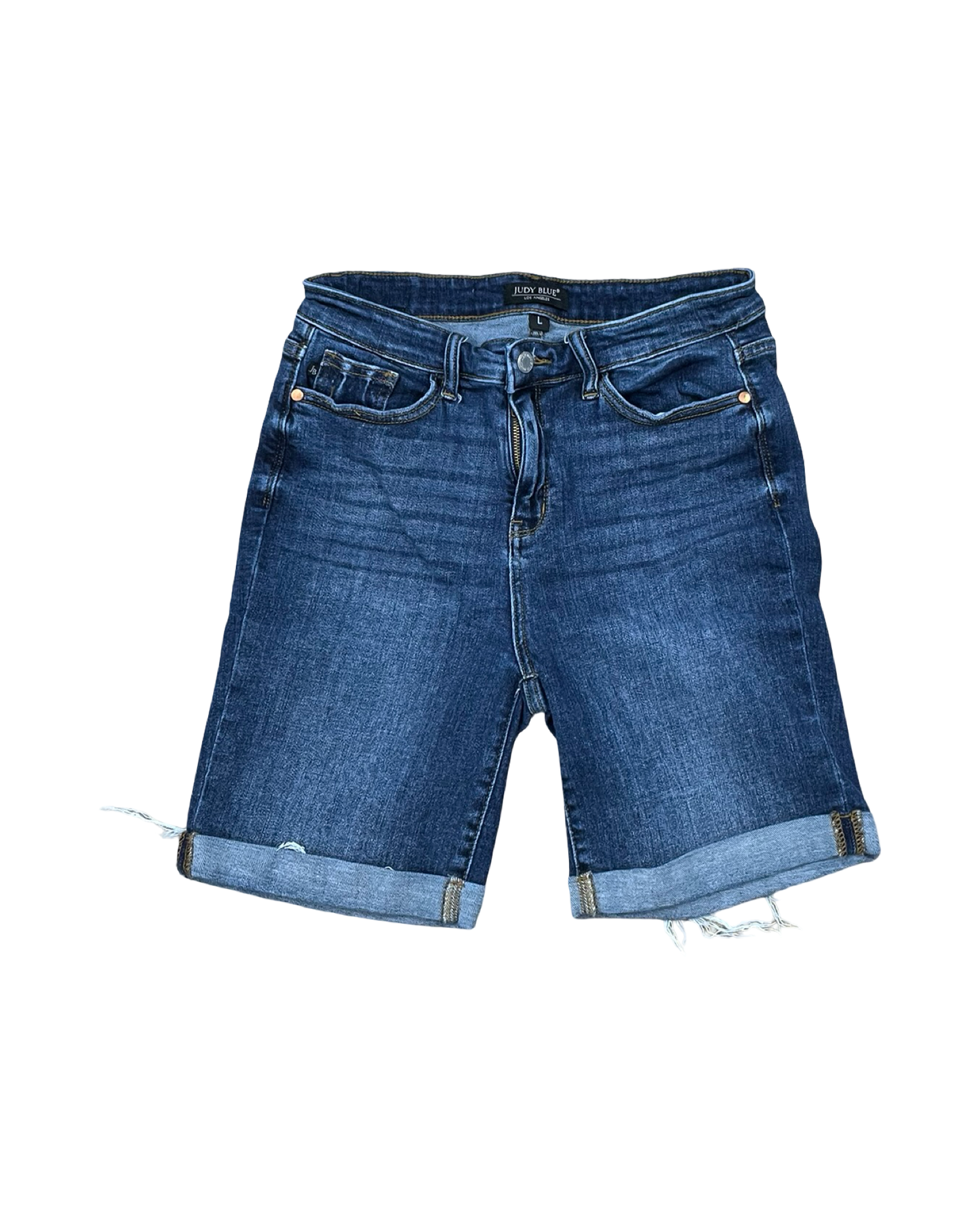 Shorts By Judy Blue In Blue Denim, Size:14