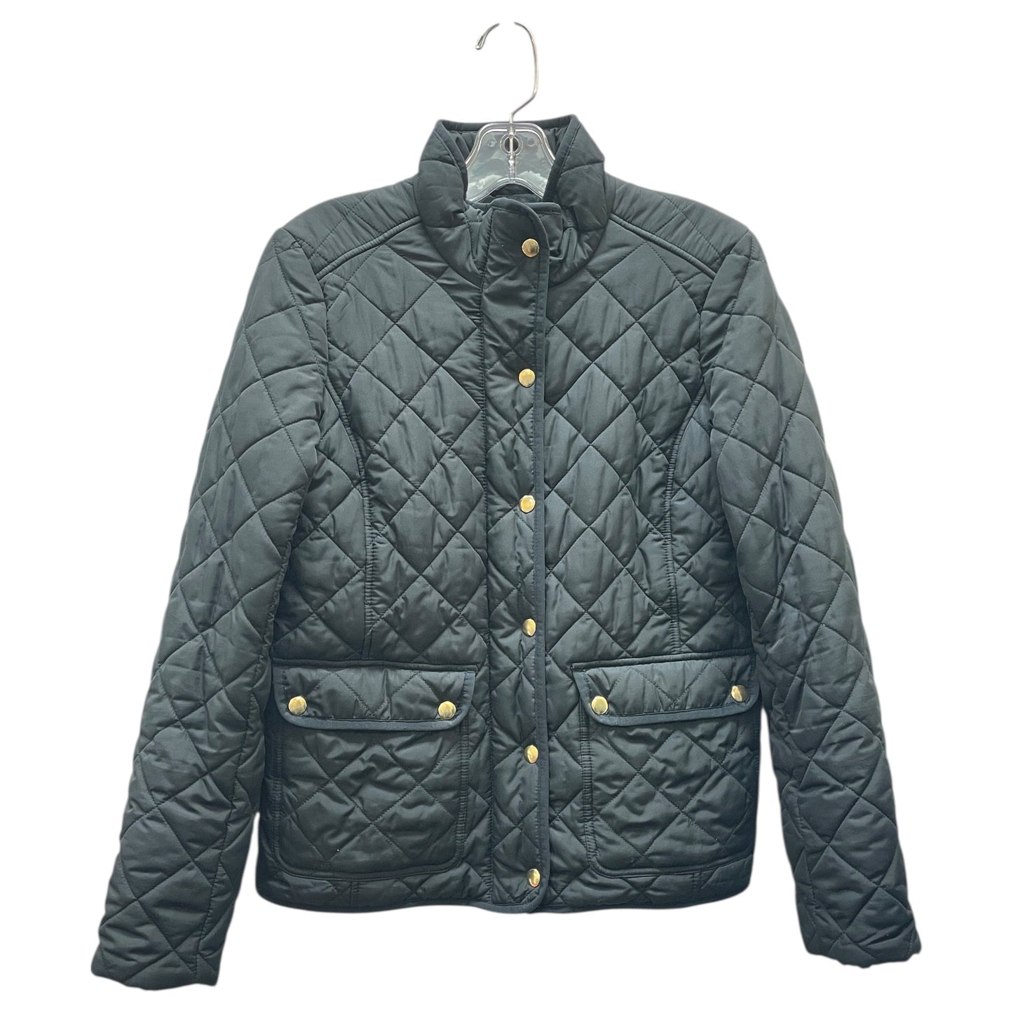 Jacket Puffer & Quilted By J. Crew In Black, Size:S