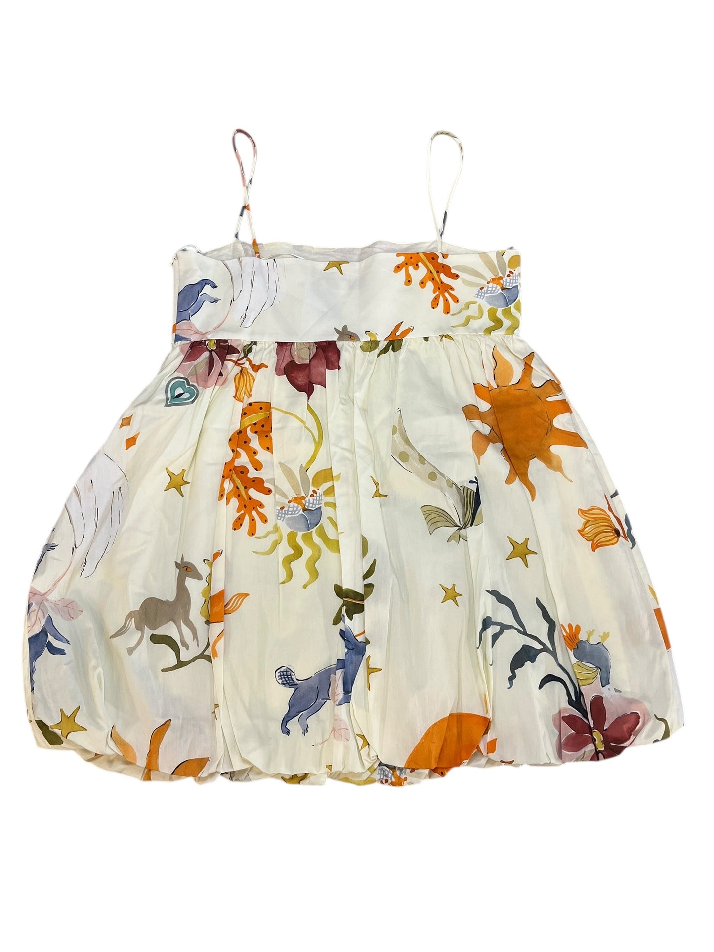 Dress Casual Short By Zara In Floral Print, Size:L
